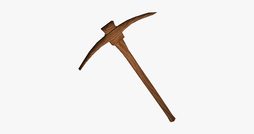 Pickaxe Tool Weapon - Real Life Wooden Pickaxe, HD Png Download, Free Download