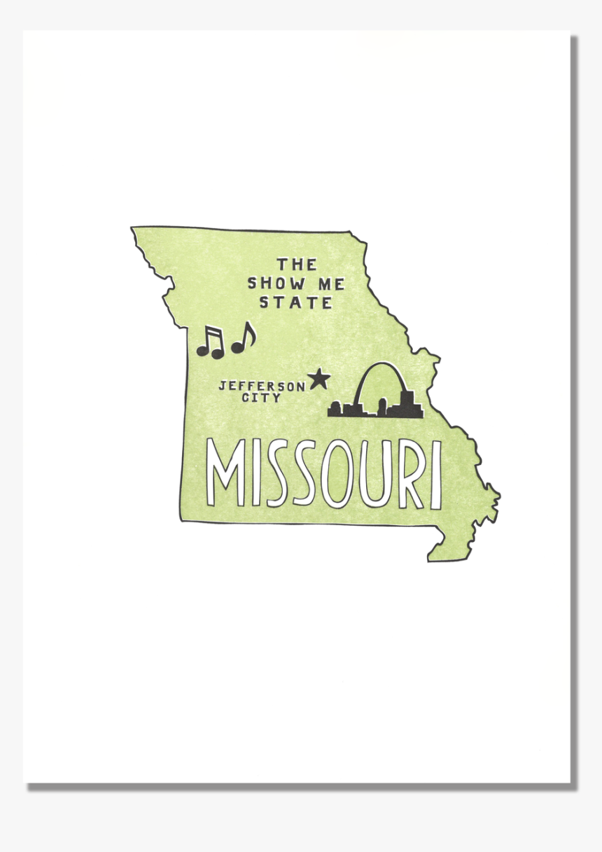 Missouri State Print - Sign, HD Png Download, Free Download