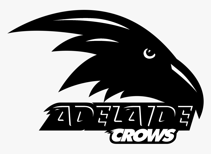 Adelaide Crows Logo Black And White - Adelaide Crows We Fly As One, HD Png Download, Free Download