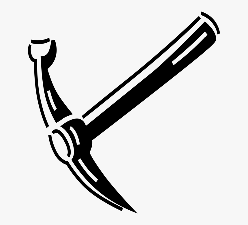 Vector Illustration Of Pickaxe Or Pick Hand Tool For, HD Png Download, Free Download