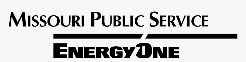Missouri Public Service Logo Black And White - Nrj Group, HD Png Download, Free Download