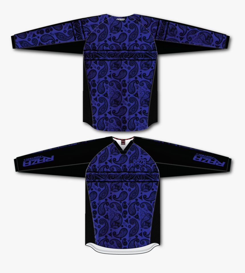 Bandana Blue/black Tm2 Jersey - Red And Black Softball Jerseys, HD Png Download, Free Download