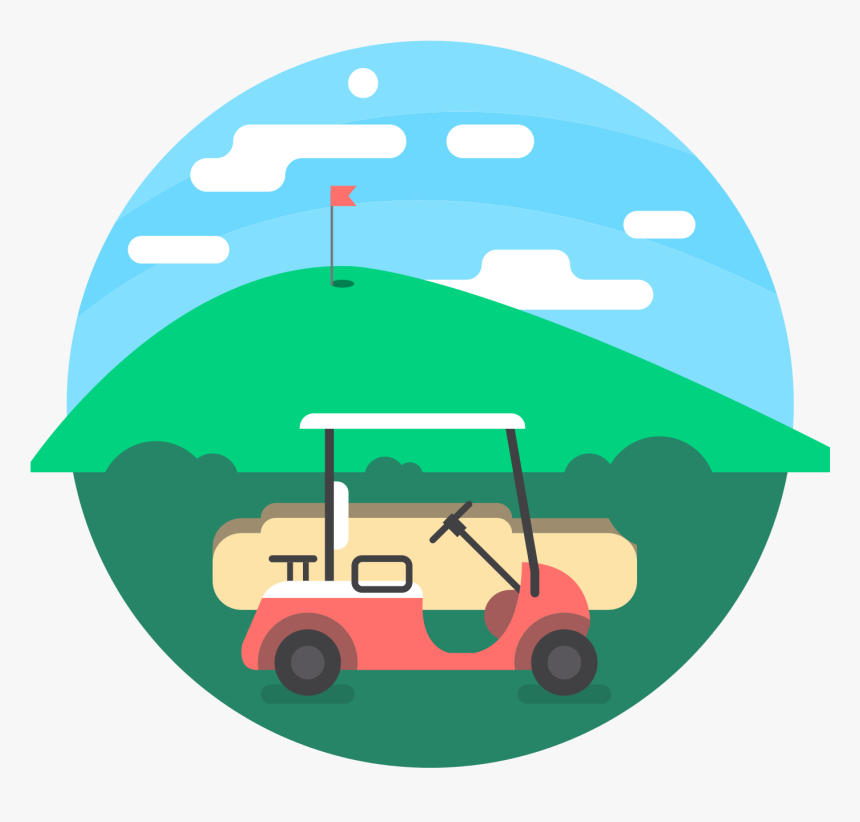 Golf Cart Clipart , Png Download - Golf Cart, Transparent Png, Free Download