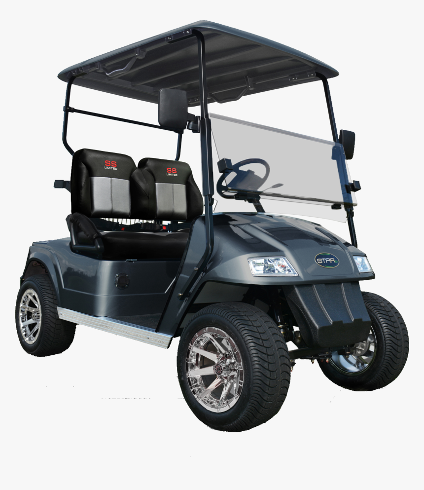 Two-seat Golf Carts - Golf Cart, HD Png Download, Free Download