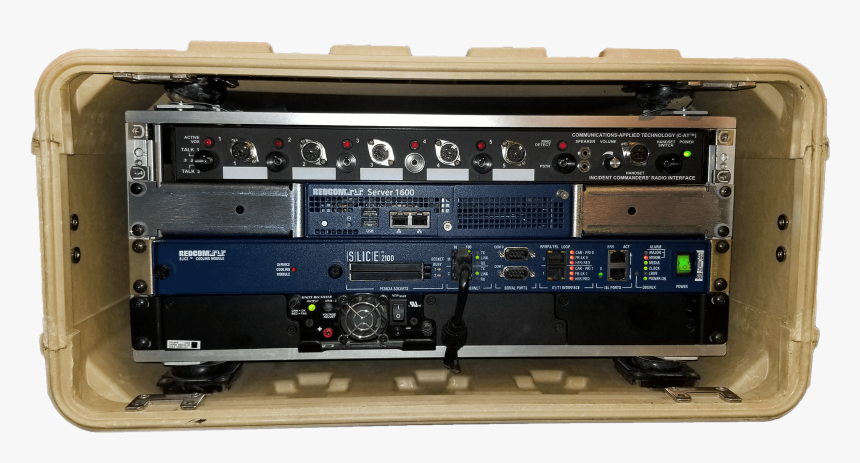 Redcom Slice 2100 Installed On Base Camp Connect Bccmil - Cassette Deck, HD Png Download, Free Download
