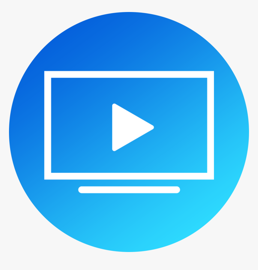 Live Stream Icon Blue, HD Png Download, Free Download