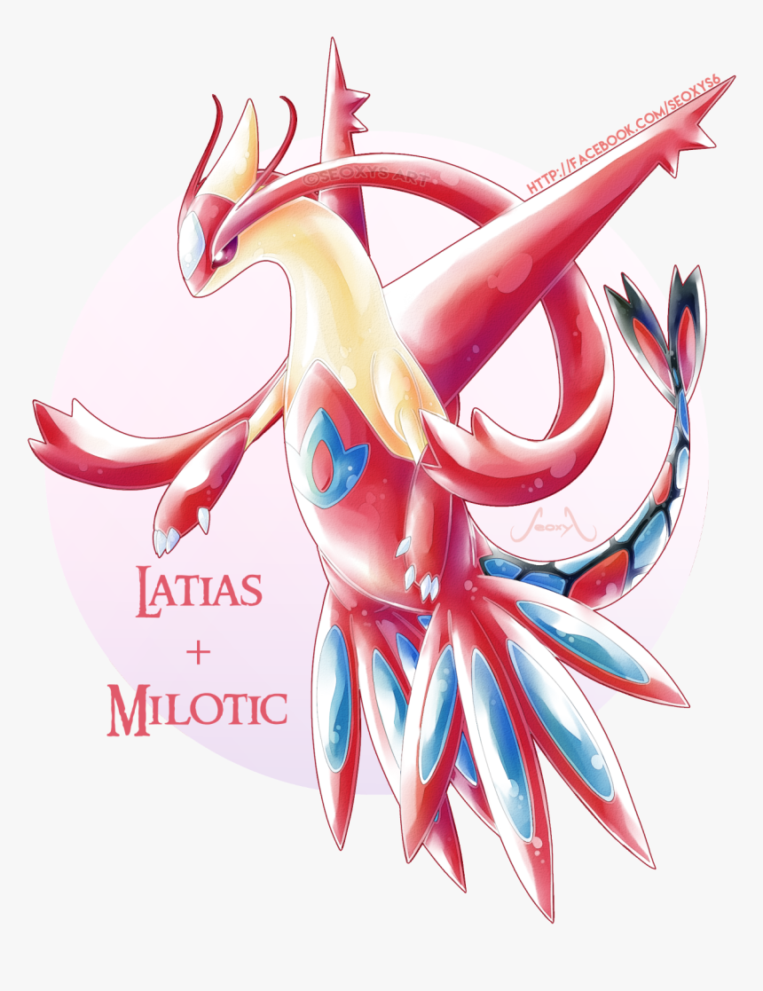 Transparent Milotic Png - Pokemon Latias Fusion, Png Download, Free Download