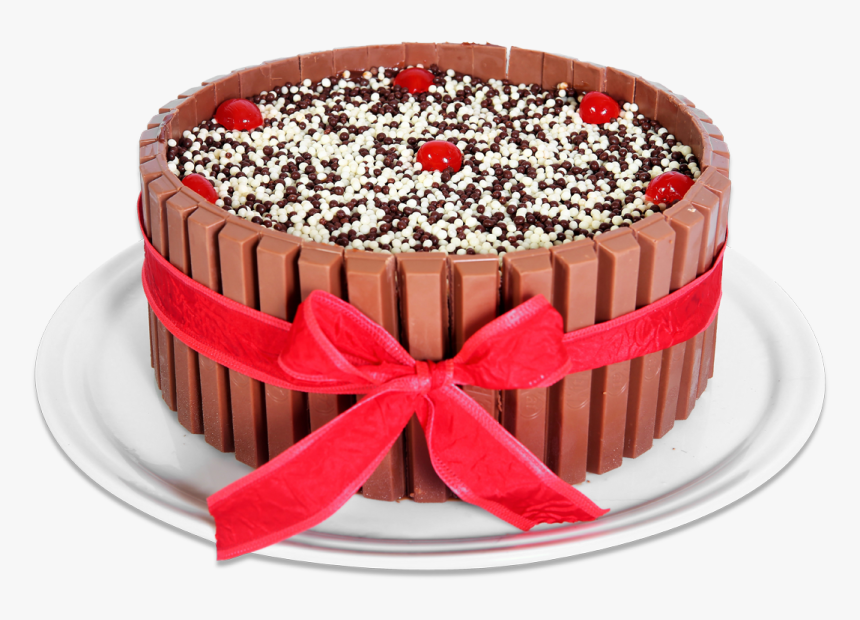 Torta Brigadeiro Crocante Com Kit Kat - Kit Kat Cake Png, Transparent Png, Free Download