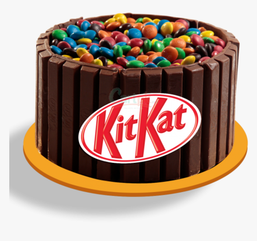 Kit Kat With M&m Cake 2 Pound - Chocolate Cake 2 Pound, HD Png Download, Free Download