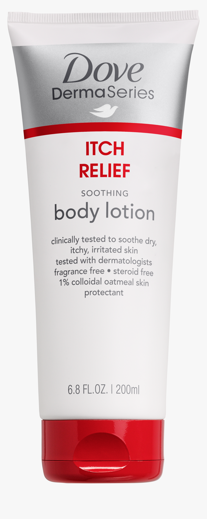 Dove Dermaseries Itch Relief Soothing Body Lotion 200ml - Dove Eczema Relief Lotion, HD Png Download, Free Download