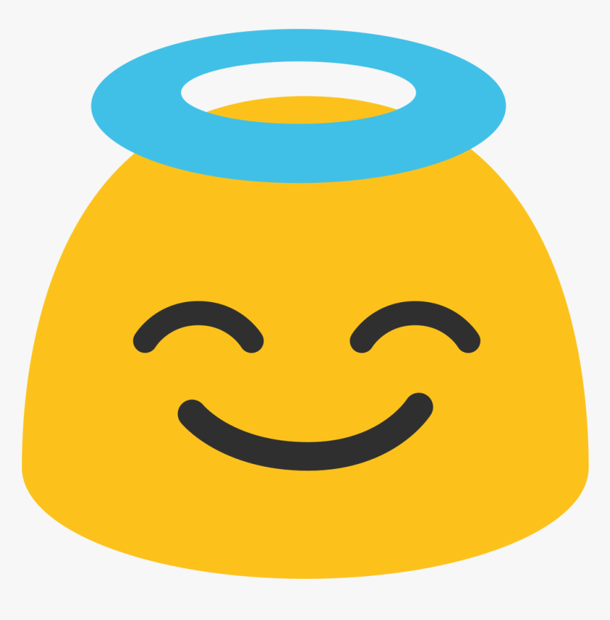 Angel Emoji Android Png, Transparent Png, Free Download