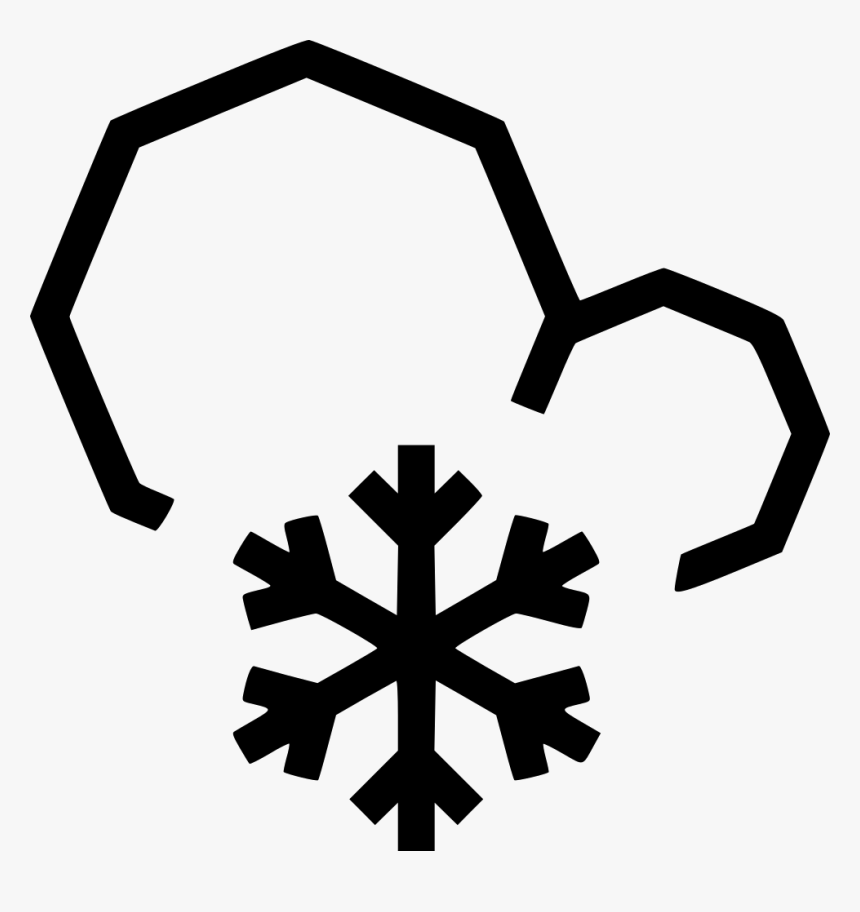 Cloud Snow Frosty - Snowflake Computer Icons, HD Png Download, Free Download