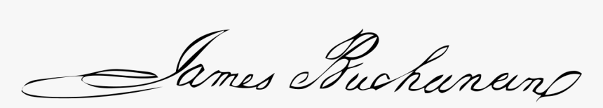 President James Buchanan Signature, HD Png Download, Free Download