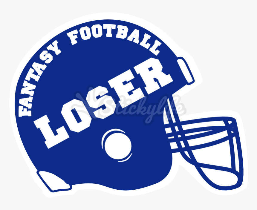 Fantasy Football Loser Car Magnet - Fantasy Football Loser Helmet, HD Png Download, Free Download