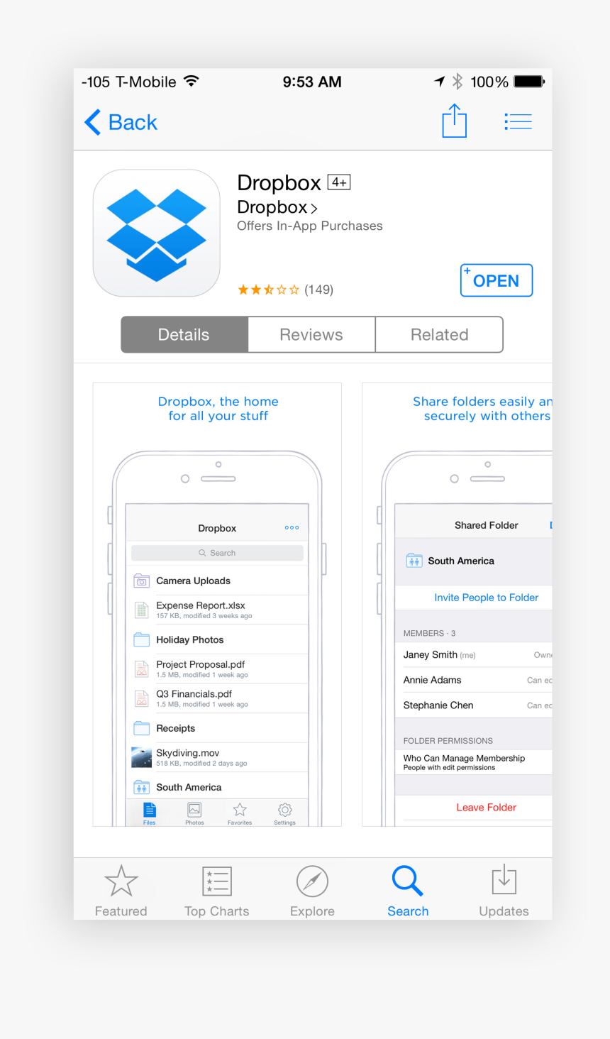 Dropbox, HD Png Download, Free Download