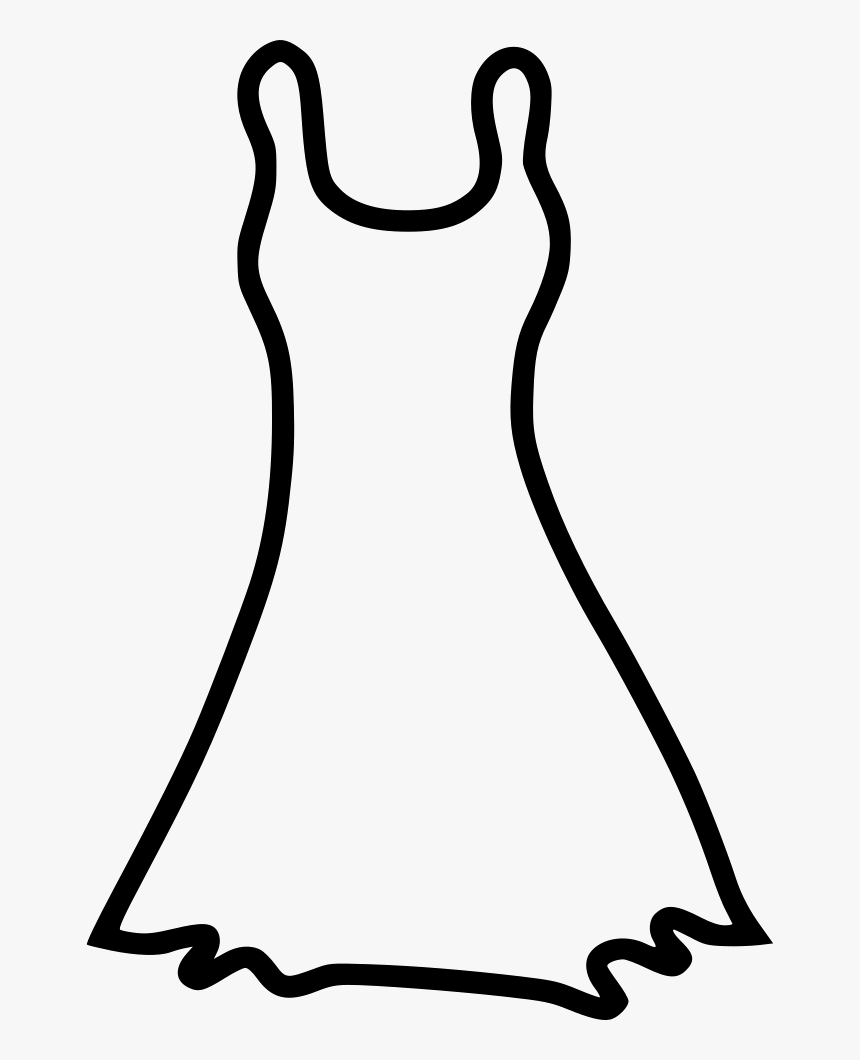 Gown Prom Dress Girl Skirt Angel - Vestido Para Desenhar Facil, HD Png Download, Free Download