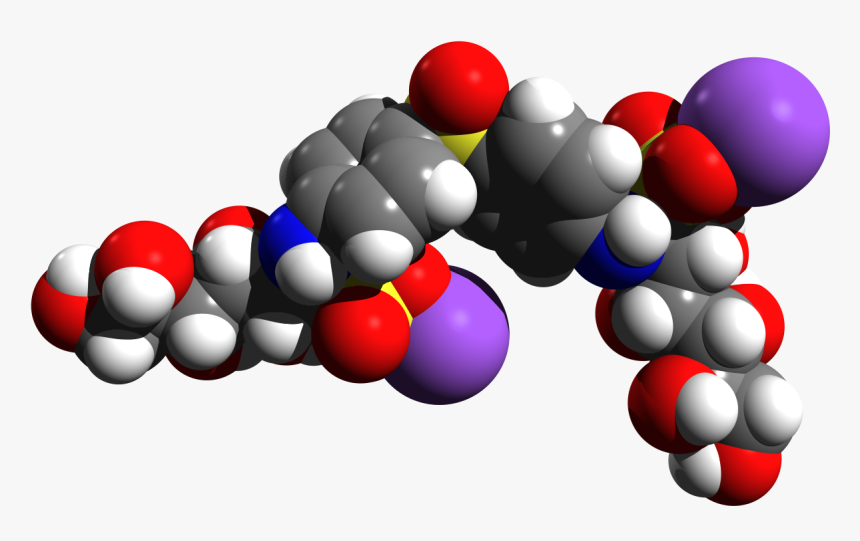 Promin Molecular Structure Spacefill - Molecular Model Png, Transparent Png, Free Download