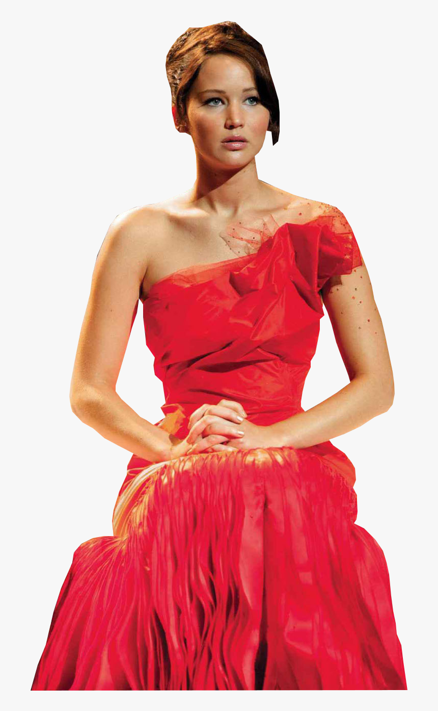 Jennifer Lawrence High-quality Png - Katniss Everdeen Interview Dress, Transparent Png, Free Download