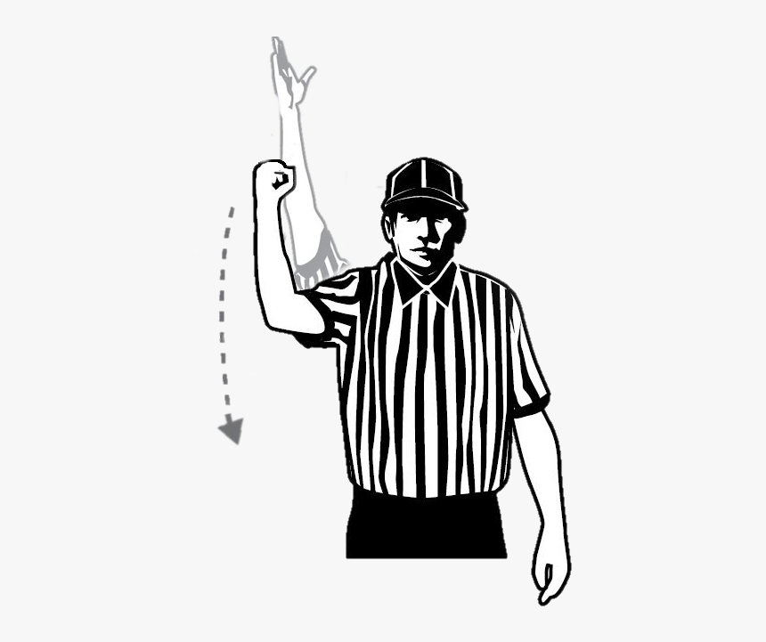 Wing Referee Signal For Off The Line, HD Png Download, Free Download