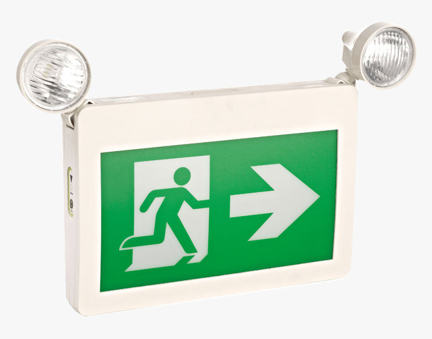 Self-powered Combination Led Running Man Exit Sign - Exit Sign, HD Png Download, Free Download