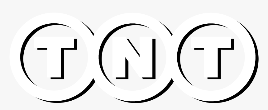Tnt Logo Black And White - Circle, HD Png Download, Free Download