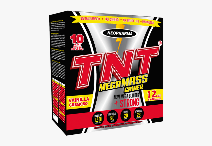 Tnt Mega Mass Gainer 12 Lbs, HD Png Download, Free Download