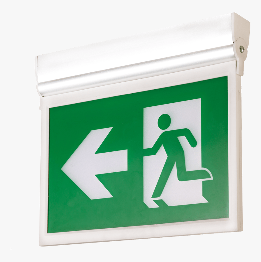 Self-powered Swing Type Led Running Man Exit Sign - Emergency Exit Right Arrow Luminescent, HD Png Download, Free Download