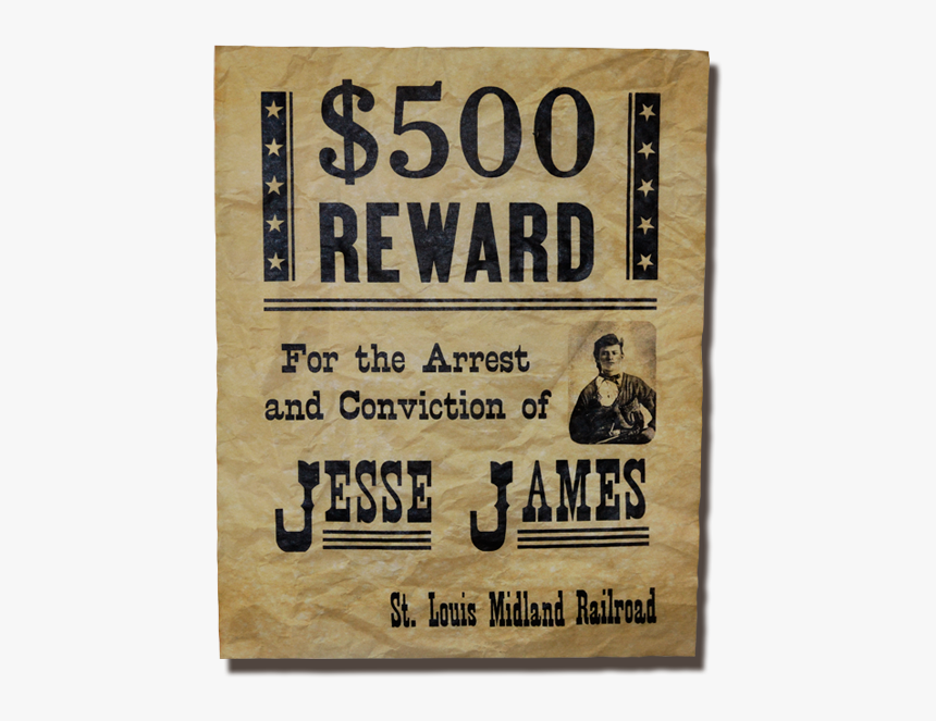 Clipart Of Jesse James, HD Png Download, Free Download