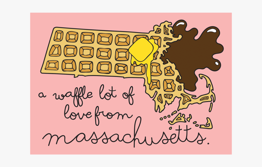 Ma Waffle Postcard, HD Png Download, Free Download