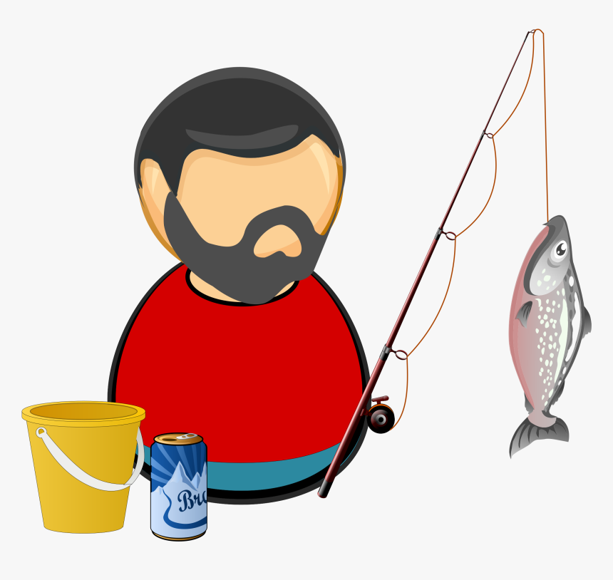 Silhouette Of Fisherman At Getdrawings - Clipart Fisherman Png, Transparent Png, Free Download