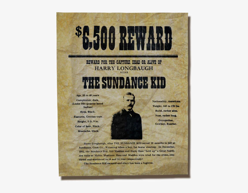 Authentic Wanted Posters Old West, HD Png Download, Free Download