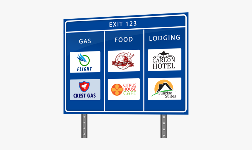 Highway Gas Station Signs, HD Png Download, Free Download