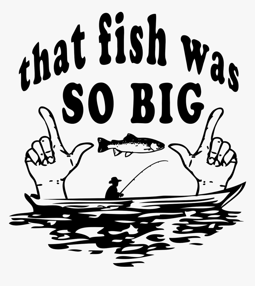 Funny Fishing Clip Art, HD Png Download, Free Download