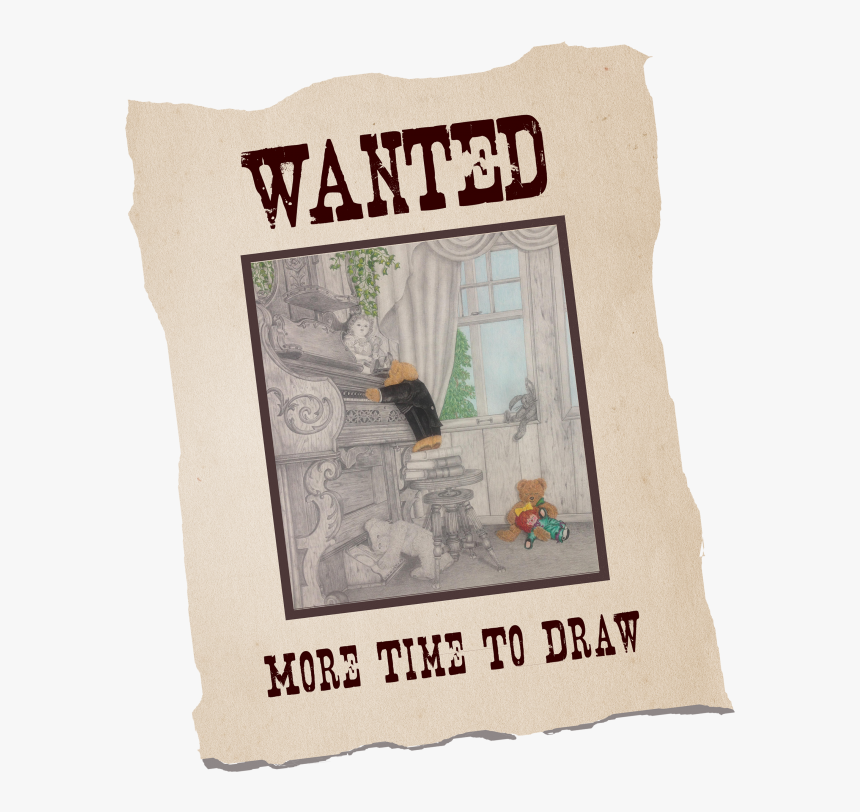 Time To Draw Poster - Wanted Poster, HD Png Download, Free Download