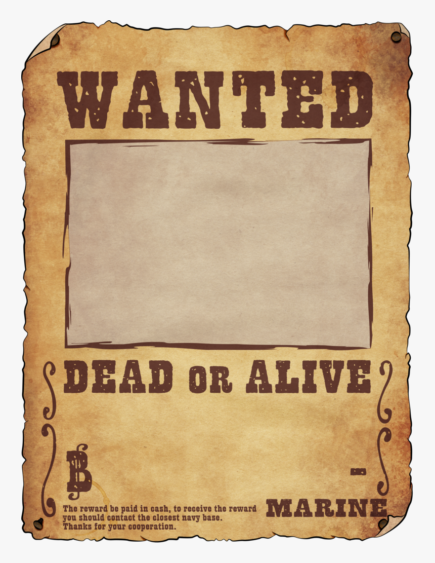 Clip Art Free Western Wanted Poster Clipart Wanted Hd Png Download Kindpng