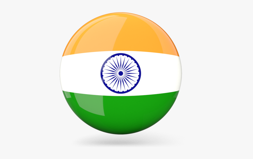 Glossy Round Icon - Logo Indian Flag Png, Transparent Png, Free Download