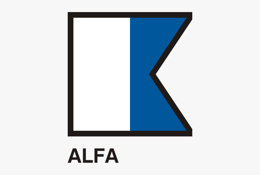 International Naval Flag Icon - Flag Alfa, HD Png Download, Free Download