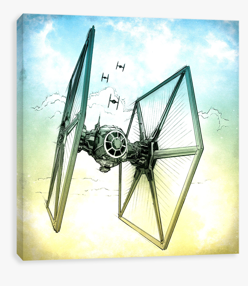 Tie Fighters In Atmosphere - Caccia Tie Disegno, HD Png Download, Free Download