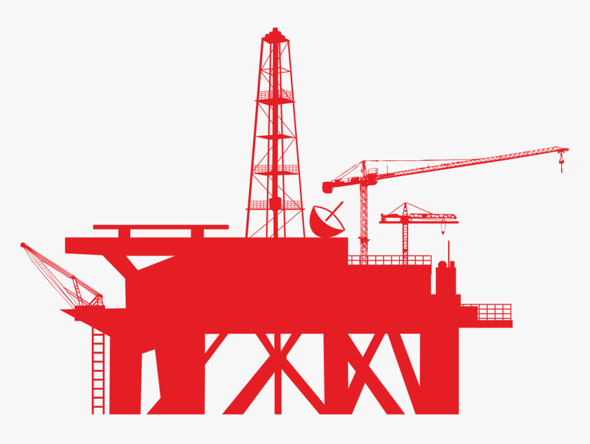 Transparent Refinery Clipart - Transparent Oil Rig Clipart, HD Png Download, Free Download