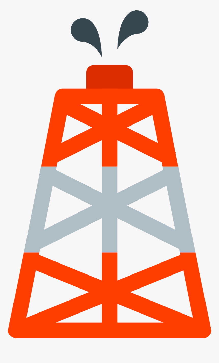 Oil Rig Icon - Drilling Rig, HD Png Download, Free Download