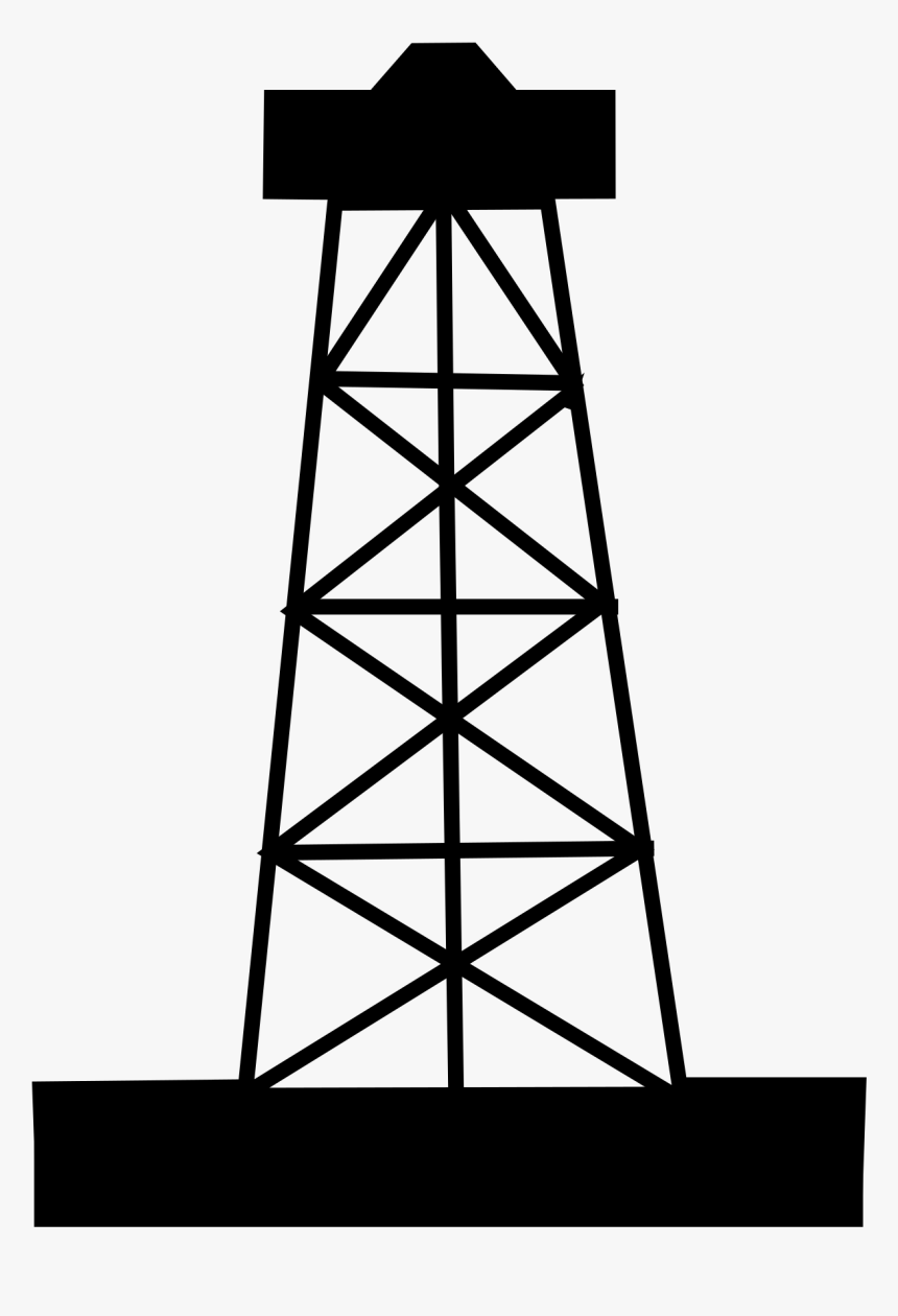 Cliparts For Free Download Rig Clipart Oil Refinery - Drilling Rig Clipart, HD Png Download, Free Download