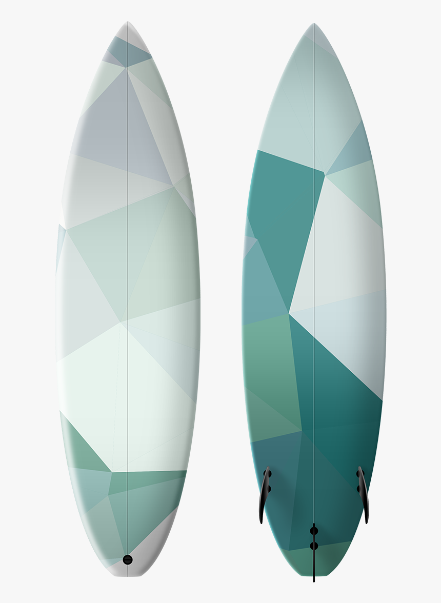Surfing Board Png Image - Geometric Surfboard Design, Transparent Png, Free Download