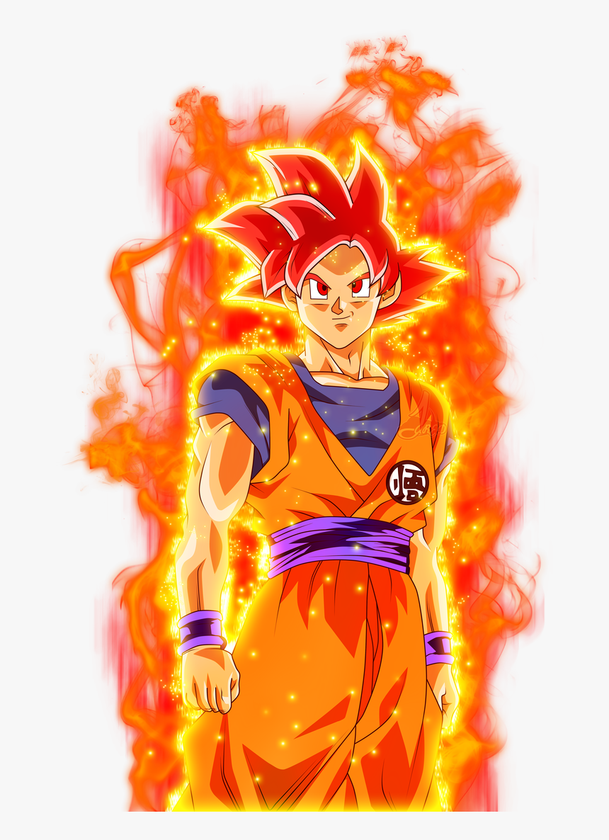 Goku Ssj Face Dios Ki By Jaredsongohan - Goku Dios Ki, HD Png Download, Free Download