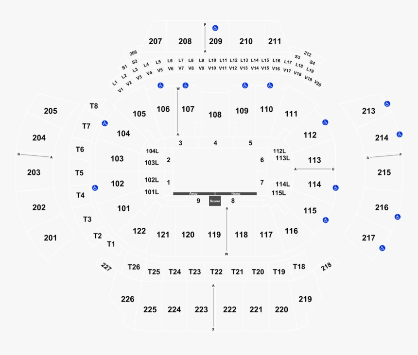 Atlanta Hawks Vs Houston Rockets Tickets On 03/19/19 - Row Seat Number State Farm Arena Atlanta Seating Chart, HD Png Download, Free Download