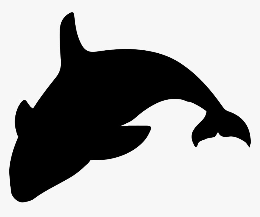 Orca Silhouette - Silhouette Of Animal Shapes, HD Png Download, Free Download