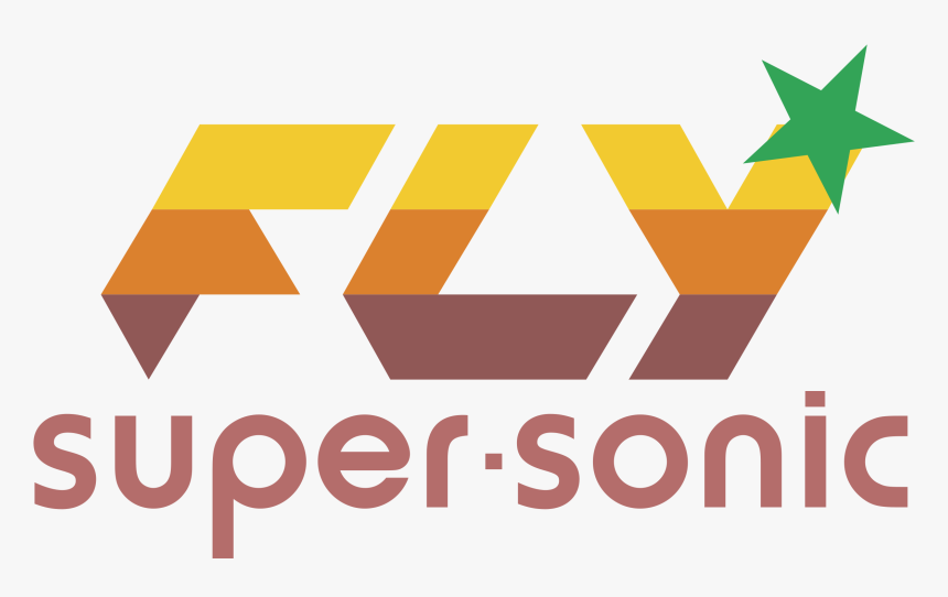 Fly Super Sonic Logo Png Transparent - Graphic Design, Png Download, Free Download