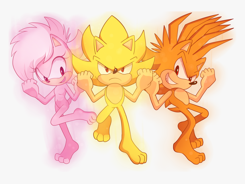 Attireless Super Sonic Underground - Cartoon, HD Png Download - kindpng.