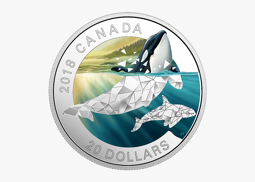 Geometric Fauna Orcas Silver, HD Png Download, Free Download