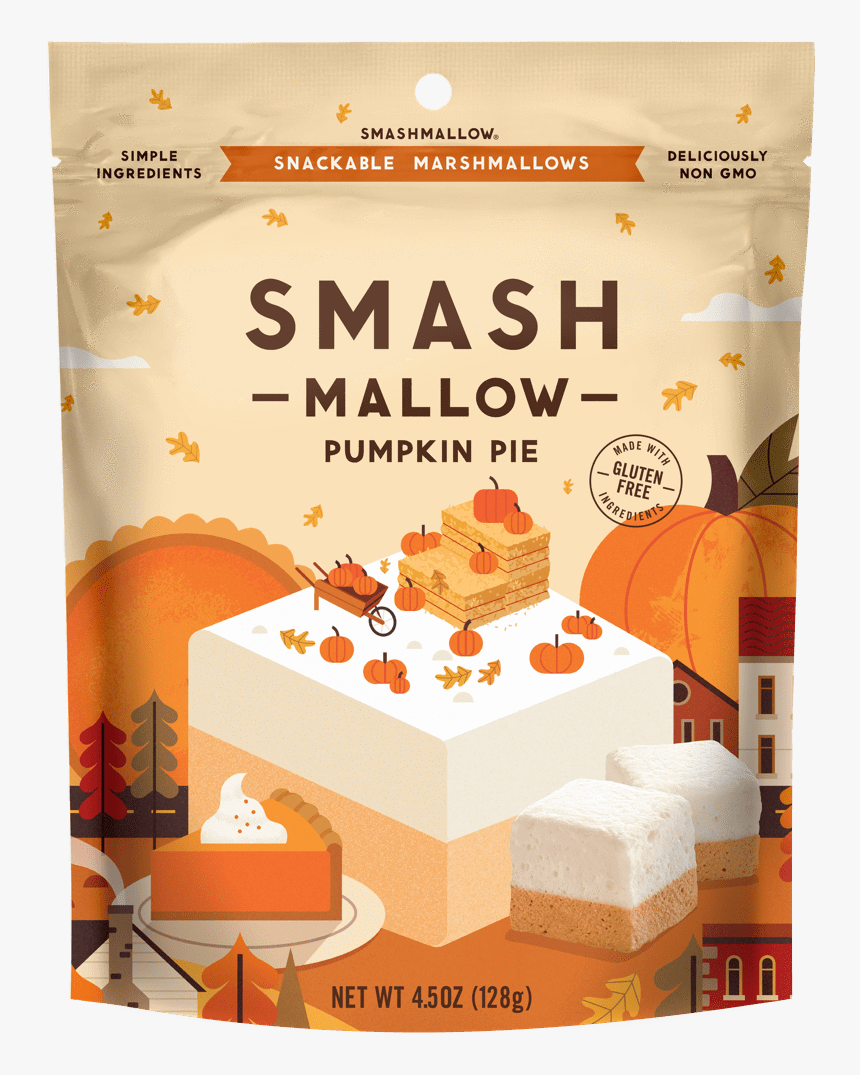 Pumpkin Pie - Smashmallow Pumpkin Pie, HD Png Download, Free Download