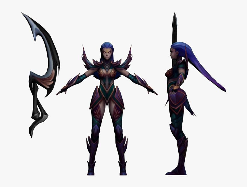 Download Zip Archive - Diana League Of Legends Model, HD Png Download, Free Download